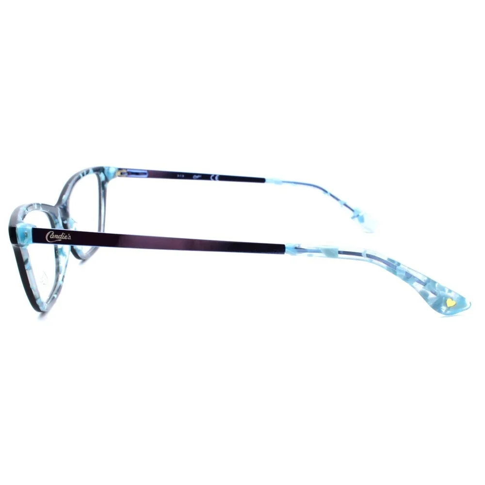 Candie's CA0170 001 Women's Eyeglasses Frames Cat Eye 53-17-140 Black / Blue